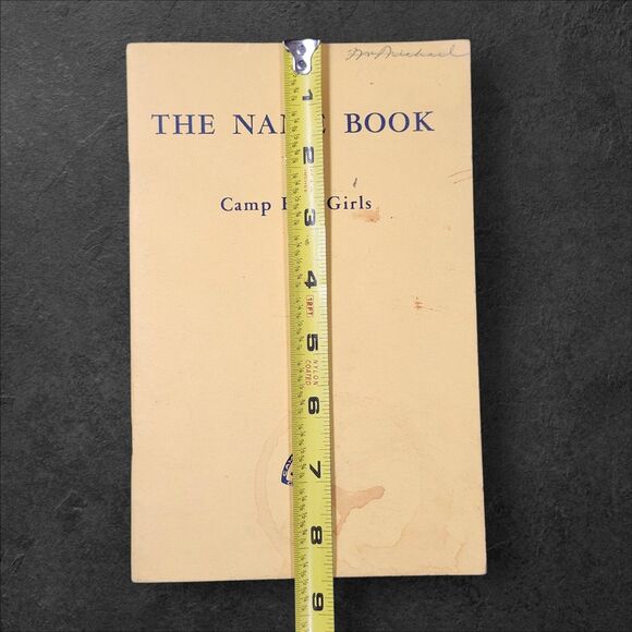 Vintage 1963 Camp Fire Girls The Name Book Charlotte Gulick Handbook Native - Picture 6 of 6